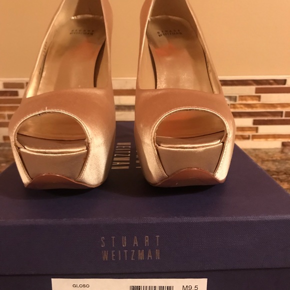 ‼️Sold‼️Stewart Weizmann Peep Toe - Picture 4 of 8